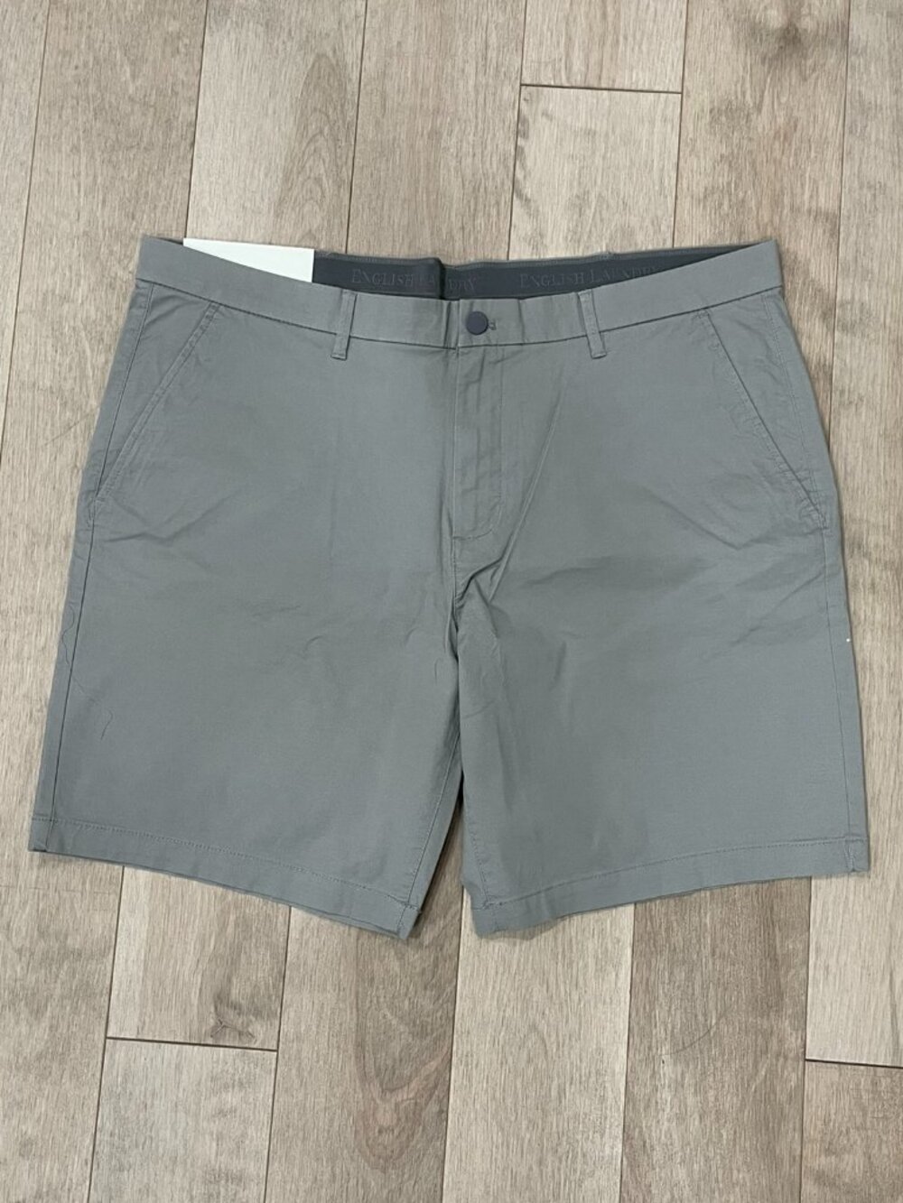 NWT English Laundry Men’s Flat Front Shorts Gray Size 40
